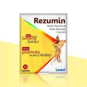 REZUMIN Capsules – Daily Multivitamin & Energy Support Formula